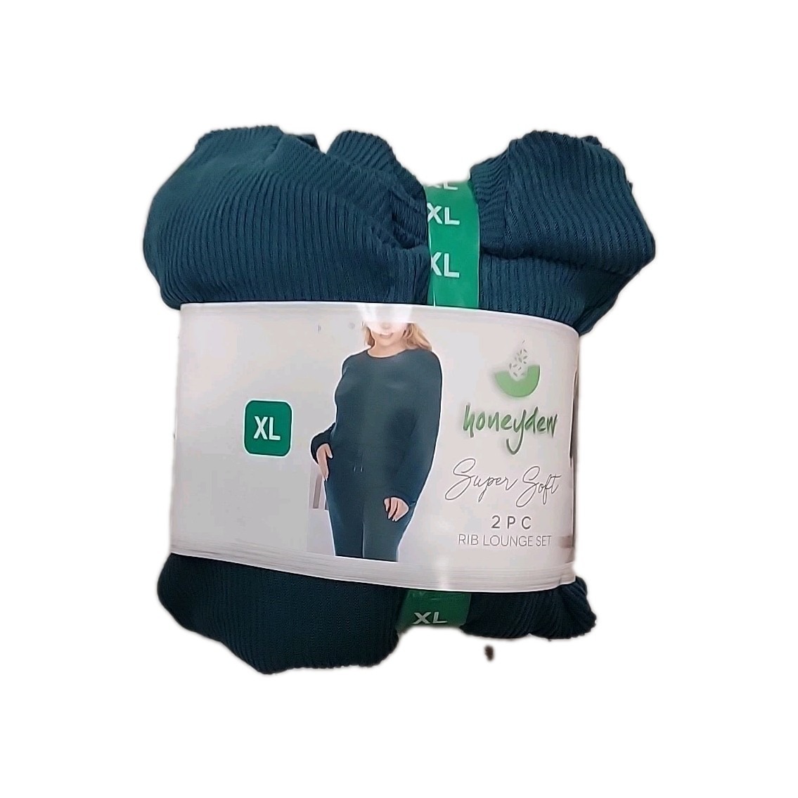Honeydew Ladies' 2-Piece Lounge Set, Green(Thyme) , Xl